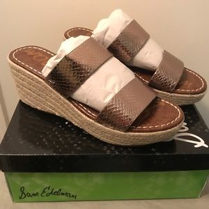 BRAND NEW - Sam Edelman Espadrille Wedge Sandals